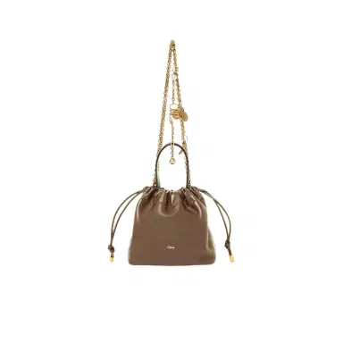 Chloé Mini Chloé Icons shoulder bag with chain in soft leather | Thumbnail 1 Chloé Mini Chloé Icons shoulder bag with chain in soft leather | Thumbnail 1