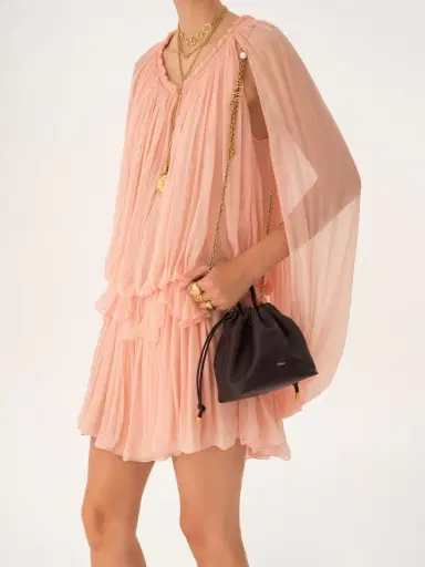 Chloé Mini Chloé Icons shoulder bag with chain in soft leather | Thumbnail 3 Chloé Mini Chloé Icons shoulder bag with chain in soft leather | Thumbnail 3