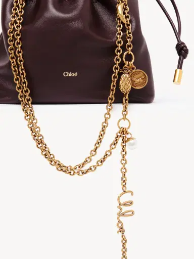 Chloé Mini Chloé Icons shoulder bag with chain in soft leather | Thumbnail 6 Chloé Mini Chloé Icons shoulder bag with chain in soft leather | Thumbnail 6