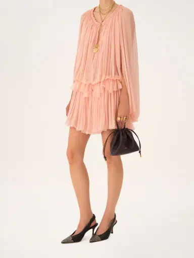 Chloé Mini Chloé Icons shoulder bag with chain in soft leather | Thumbnail 7 Chloé Mini Chloé Icons shoulder bag with chain in soft leather | Thumbnail 7