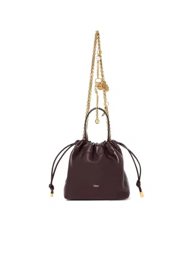 Chloé Mini Chloé Icons shoulder bag with chain in soft leather | Thumbnail 1 Chloé Mini Chloé Icons shoulder bag with chain in soft leather | Thumbnail 1