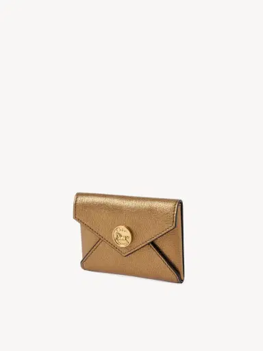 Chloé Envelope card holder in metallized leather | Thumbnail 3 Chloé Envelope card holder in metallized leather | Thumbnail 3