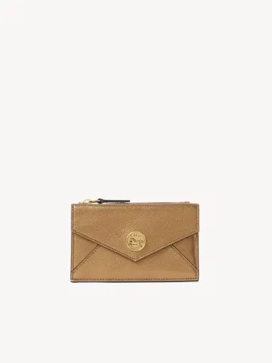 Chloé Small Envelope purse with card slots in metallized leather | Thumbnail 2 Chloé Small Envelope purse with card slots in metallized leather | Thumbnail 2