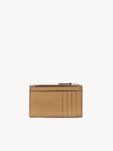 Chloé Small Envelope purse with card slots in metallized leather | Thumbnail 4 Chloé Small Envelope purse with card slots in metallized leather | Thumbnail 4