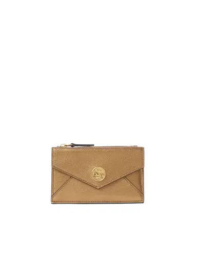 Chloé Small Envelope purse with card slots in metallized leather | Thumbnail 1 Chloé Small Envelope purse with card slots in metallized leather | Thumbnail 1
