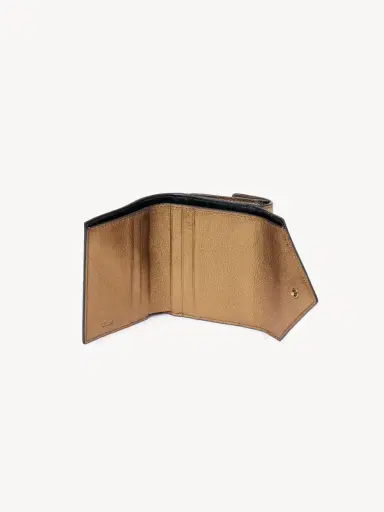 Chloé Small Envelope tri-fold in metallized leather | Thumbnail 5 Chloé Small Envelope tri-fold in metallized leather | Thumbnail 5