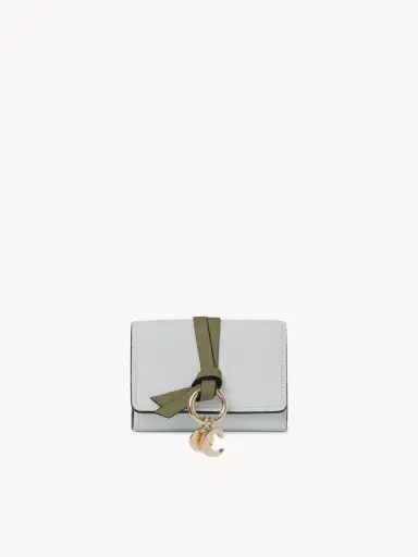 Chloé Mini Alphabet tri-fold in grained leather | Thumbnail 2 Chloé Mini Alphabet tri-fold in grained leather | Thumbnail 2