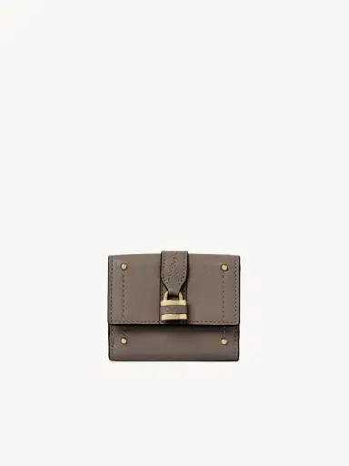 Chloé Mini Paddington tri-fold in grained leather | Thumbnail 2 Chloé Mini Paddington tri-fold in grained leather | Thumbnail 2