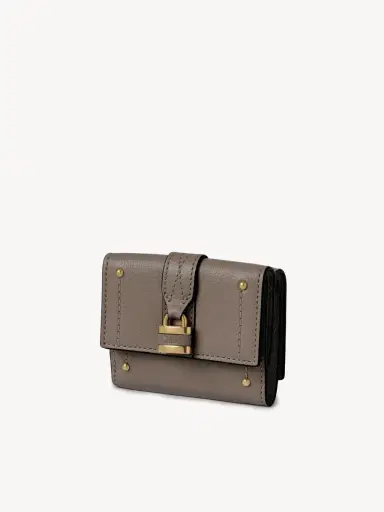 Chloé Mini Paddington tri-fold in grained leather | Thumbnail 3 Chloé Mini Paddington tri-fold in grained leather | Thumbnail 3