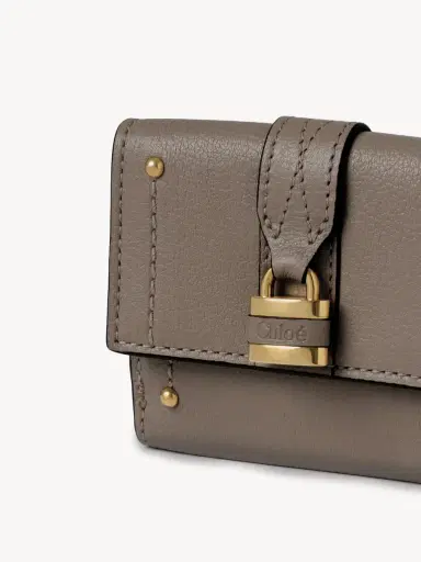 Chloé Mini Paddington tri-fold in grained leather | Thumbnail 6 Chloé Mini Paddington tri-fold in grained leather | Thumbnail 6