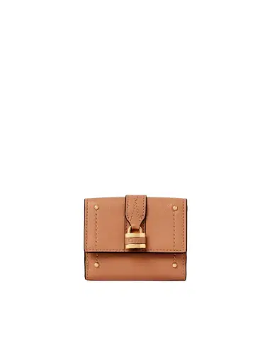 Chloé Mini Paddington tri-fold in grained leather | Thumbnail 1 Chloé Mini Paddington tri-fold in grained leather | Thumbnail 1