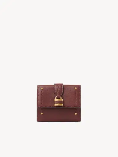 Chloé Mini Paddington tri-fold in grained leather | Thumbnail 2 Chloé Mini Paddington tri-fold in grained leather | Thumbnail 2