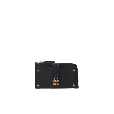 Chloé Small Paddington purse with card slots in grained leather | Thumbnail 1 Chloé Small Paddington purse with card slots in grained leather | Thumbnail 1