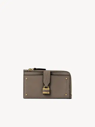 Chloé Small Paddington purse with card slots in grained leather | Thumbnail 2 Chloé Small Paddington purse with card slots in grained leather | Thumbnail 2