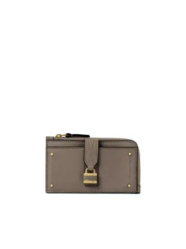 Chloé Small Paddington purse with card slots in grained leather | Thumbnail 1 Chloé Small Paddington purse with card slots in grained leather | Thumbnail 1