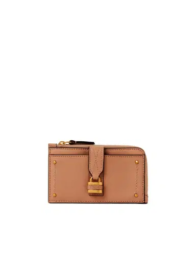 Chloé Small Paddington purse with card slots in grained leather | Thumbnail 1 Chloé Small Paddington purse with card slots in grained leather | Thumbnail 1