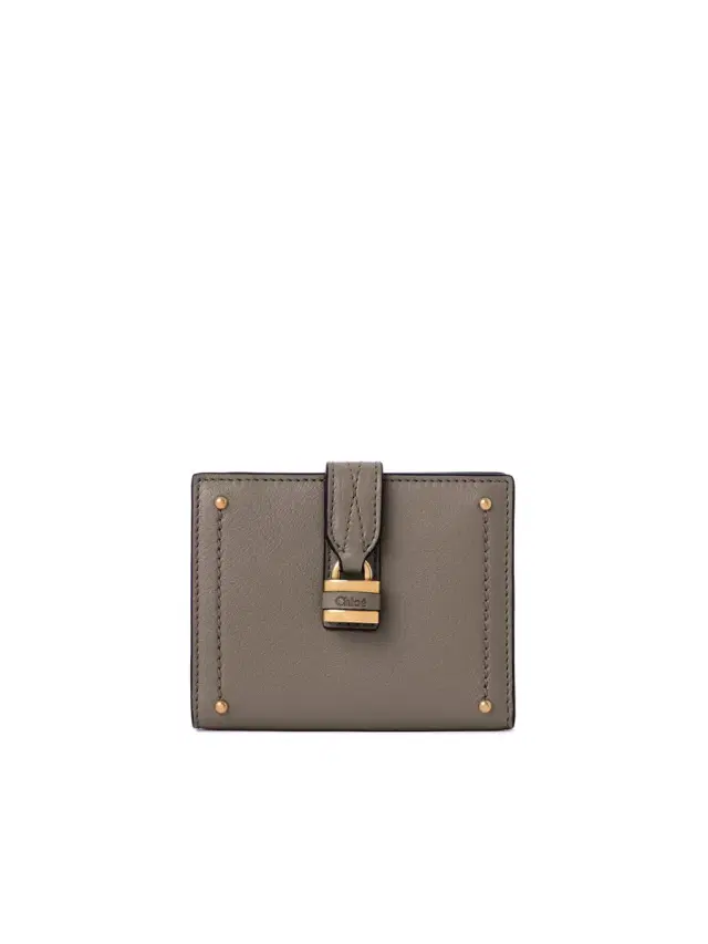 Paddington square wallet in grained leather Paddington square wallet in grained leather