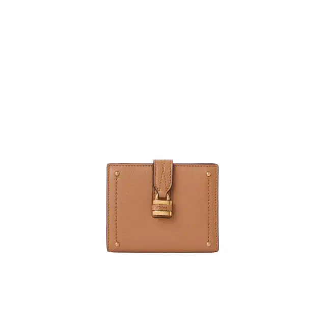 Paddington square wallet in grained leather Paddington square wallet in grained leather