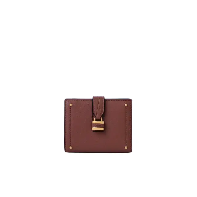 Paddington square wallet in grained leather Paddington square wallet in grained leather