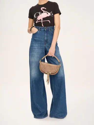 Chloé Mini Marcie shoulder bag in suede leather | Thumbnail 8 Chloé Mini Marcie shoulder bag in suede leather | Thumbnail 8