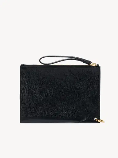 Chloé Chloé Spin zipped pouch in grained leather | Thumbnail 3 Chloé Chloé Spin zipped pouch in grained leather | Thumbnail 3