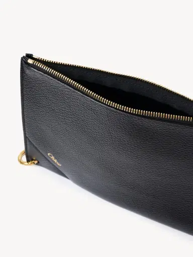 Chloé Chloé Spin zipped pouch in grained leather | Thumbnail 4 Chloé Chloé Spin zipped pouch in grained leather | Thumbnail 4