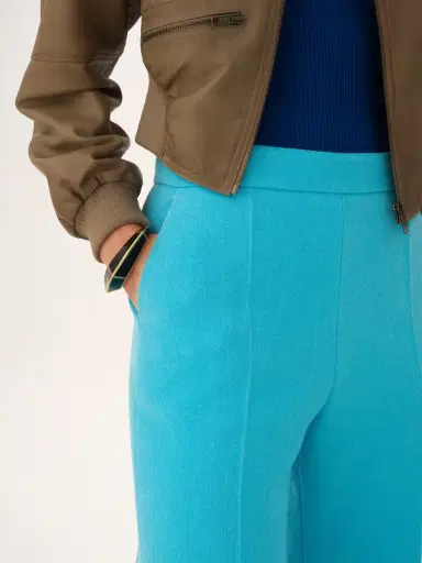 Chloé Straight cropped pants in wool crêpe | Thumbnail 6 Chloé Straight cropped pants in wool crêpe | Thumbnail 6