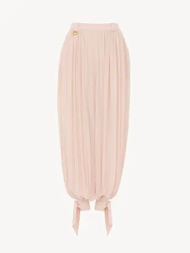 Chloé Fluid cropped pants in silk | Thumbnail 2 Chloé Fluid cropped pants in silk | Thumbnail 2