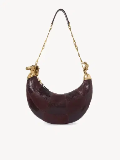 Chloé Chain Horse shoulder bag in grained leather & snakeskin | Thumbnail 2 Chloé Chain Horse shoulder bag in grained leather & snakeskin | Thumbnail 2