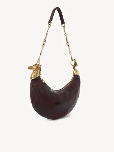 Chloé Chain Horse shoulder bag in grained leather & snakeskin | Thumbnail 4 Chloé Chain Horse shoulder bag in grained leather & snakeskin | Thumbnail 4