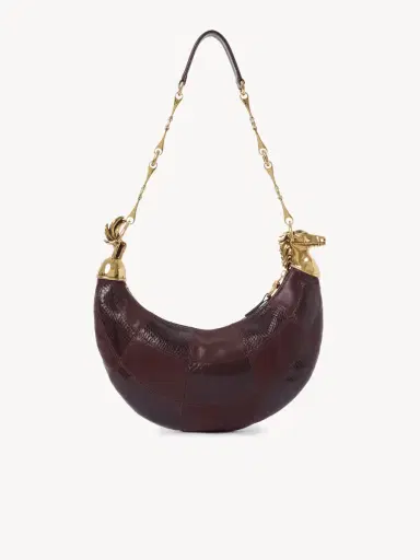 Chloé Chain Horse shoulder bag in grained leather & snakeskin | Thumbnail 5 Chloé Chain Horse shoulder bag in grained leather & snakeskin | Thumbnail 5