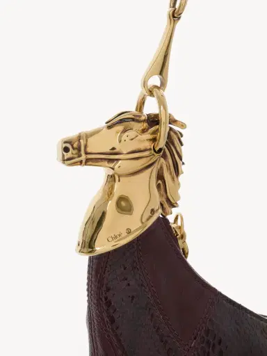 Chloé Chain Horse shoulder bag in grained leather & snakeskin | Thumbnail 7 Chloé Chain Horse shoulder bag in grained leather & snakeskin | Thumbnail 7