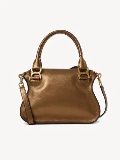 Chloé Small Marcie bag in metallized leather | Thumbnail 5 Chloé Small Marcie bag in metallized leather | Thumbnail 5