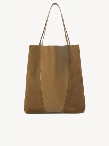Chloé Large Chloé Spin tote bag in grained & suede leather | Thumbnail 5 Chloé Large Chloé Spin tote bag in grained & suede leather | Thumbnail 5