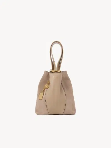 Chloé Small Chloé Spin tote bag in grained & suede leather | Thumbnail 2 Chloé Small Chloé Spin tote bag in grained & suede leather | Thumbnail 2