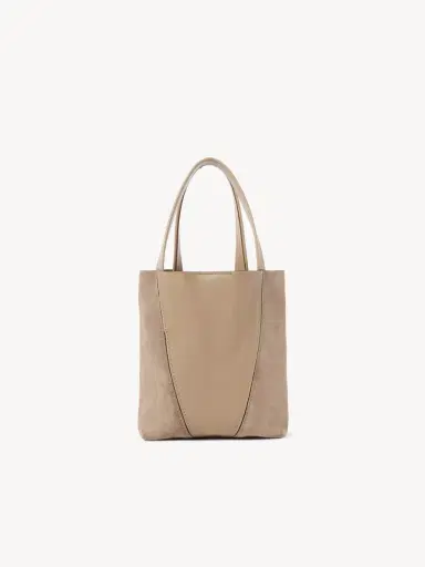 Chloé Small Chloé Spin tote bag in grained & suede leather | Thumbnail 4 Chloé Small Chloé Spin tote bag in grained & suede leather | Thumbnail 4