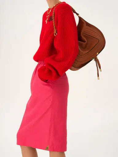 Chloé Marcie shoulder bag in soft leather | Thumbnail 3 Chloé Marcie shoulder bag in soft leather | Thumbnail 3