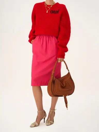 Chloé Marcie shoulder bag in soft leather | Thumbnail 8 Chloé Marcie shoulder bag in soft leather | Thumbnail 8