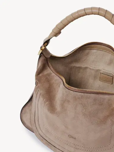 Chloé Small Marcie shoulder bag in suede leather | Thumbnail 7 Chloé Small Marcie shoulder bag in suede leather | Thumbnail 7