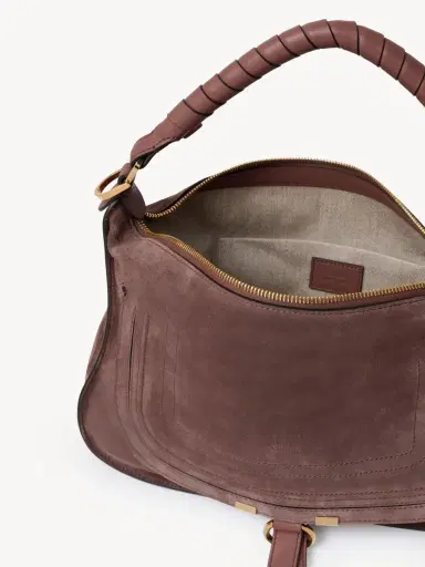 Chloé Small Marcie shoulder bag in suede leather | Thumbnail 7 Chloé Small Marcie shoulder bag in suede leather | Thumbnail 7