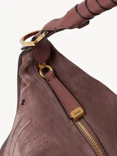 Chloé Small Marcie shoulder bag in suede leather | Thumbnail 8 Chloé Small Marcie shoulder bag in suede leather | Thumbnail 8