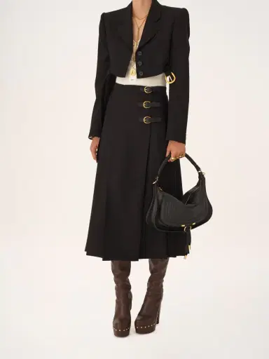 Chloé Small Marcie shoulder bag in soft leather | Thumbnail 9 Chloé Small Marcie shoulder bag in soft leather | Thumbnail 9