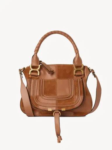 Chloé Small Marcie bag in grained & suede leather | Thumbnail 2 Chloé Small Marcie bag in grained & suede leather | Thumbnail 2