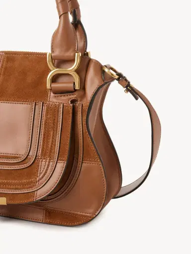 Chloé Small Marcie bag in grained & suede leather | Thumbnail 4 Chloé Small Marcie bag in grained & suede leather | Thumbnail 4