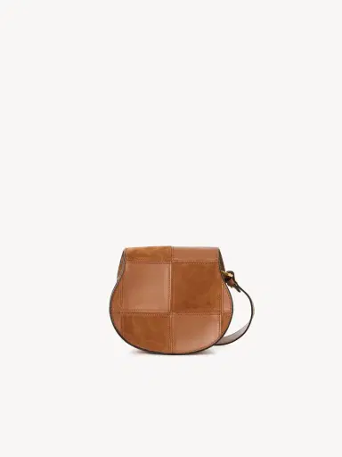 Chloé Small Marcie saddle bag in grained & suede leather | Thumbnail 5 Chloé Small Marcie saddle bag in grained & suede leather | Thumbnail 5