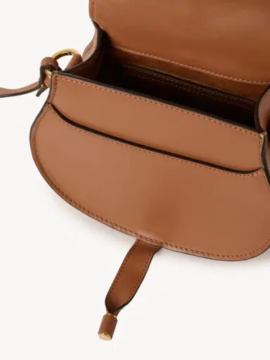 Chloé Small Marcie saddle bag in grained & suede leather | Thumbnail 6 Chloé Small Marcie saddle bag in grained & suede leather | Thumbnail 6