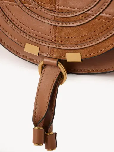 Chloé Small Marcie saddle bag in grained & suede leather | Thumbnail 7 Chloé Small Marcie saddle bag in grained & suede leather | Thumbnail 7