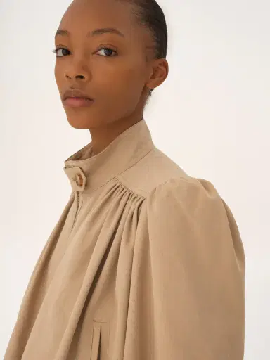Chloé Gathered boule jacket in cotton canvas | Thumbnail 5 Chloé Gathered boule jacket in cotton canvas | Thumbnail 5