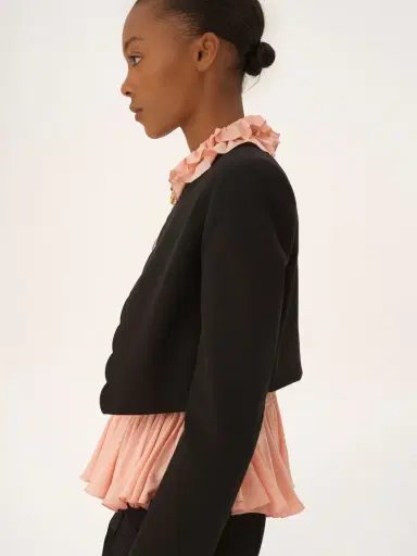 Chloé Cropped Spencer jacket in soft cavalry cotton | Thumbnail 5 Chloé Cropped Spencer jacket in soft cavalry cotton | Thumbnail 5