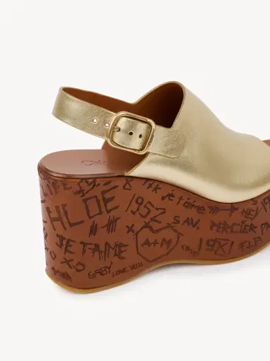 Chloé Maxime wedge sandal | Thumbnail 6 Chloé Maxime wedge sandal | Thumbnail 6